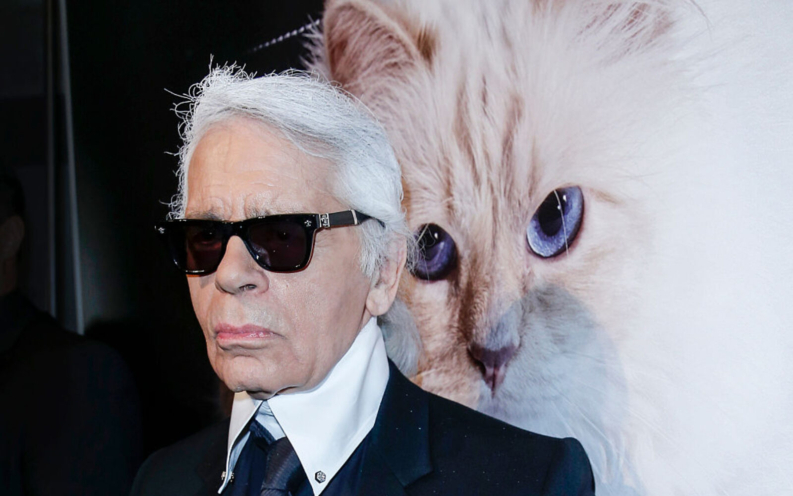 Karl Lagerfeld and his beloved cat, Choupette