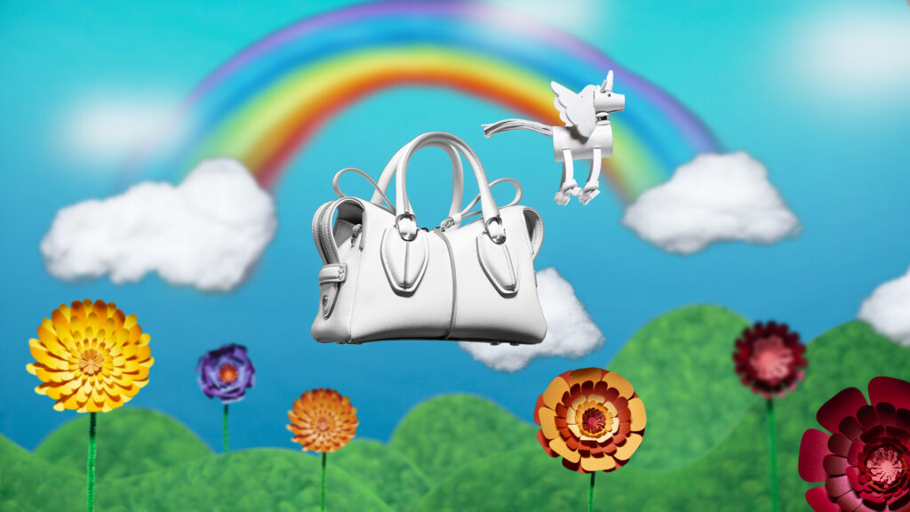 Tod's launches new limited edition 'unicorn' collection with Mr.Bags 