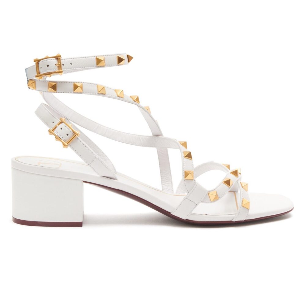 Twelve Pairs Of All-White Sandals To Step Out In This Summer - MOJEH