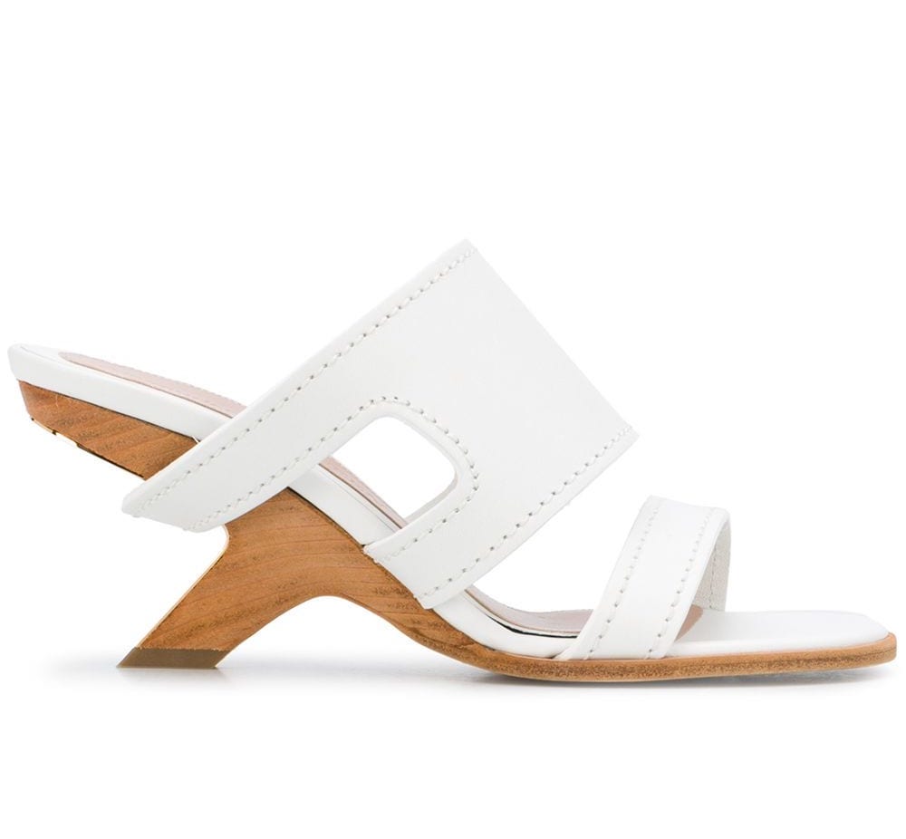 white sandals 