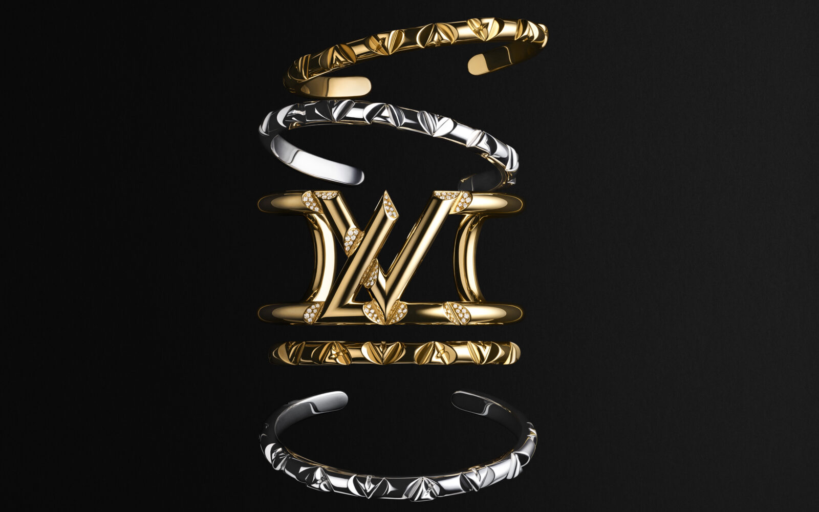 LOUIS VUITTON 2020 NEW JEWELLERY 'LV VOLT' BRACELET #LV #Highjewellery