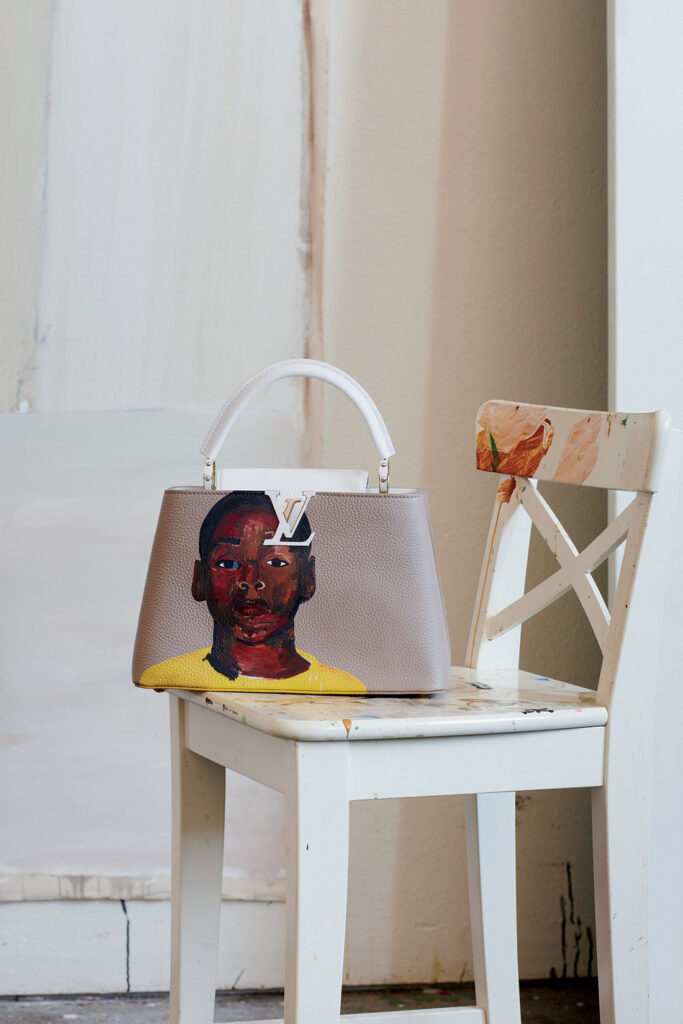 This Johannesburg-based artist has put a local stamp on Louis Vuitton's  iconic Capucines bag