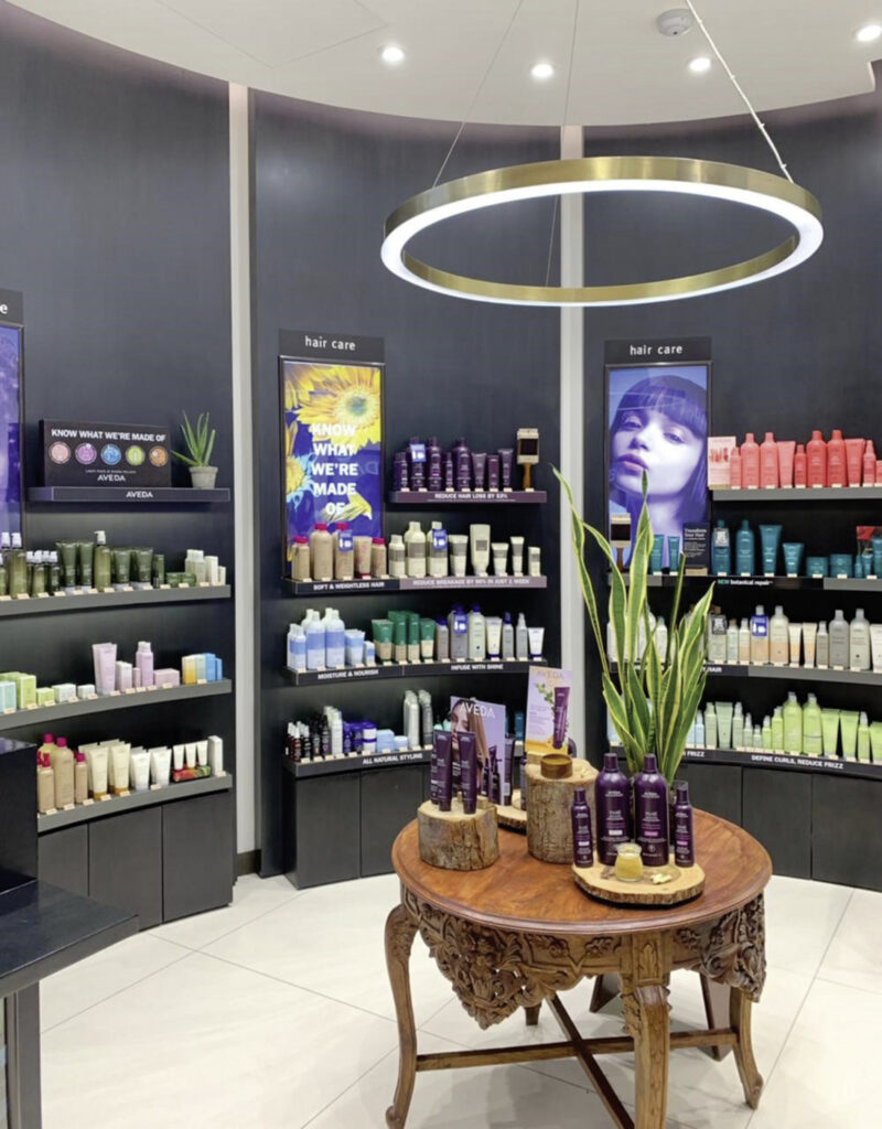 Aveda Hair Salon in Harvey Nichols, Dubai