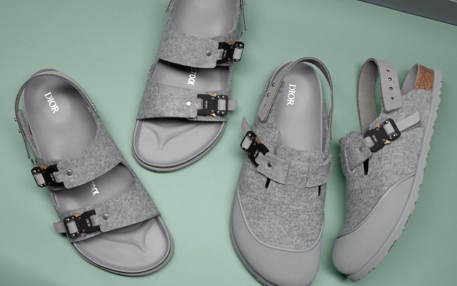 The Dior x Birkenstock collection
