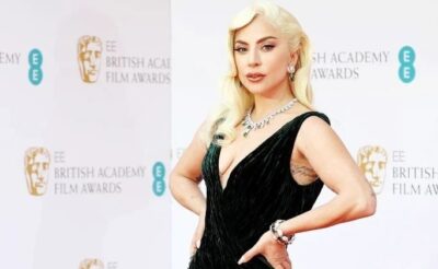 Lady Gaga at the 2022 BAFTAs