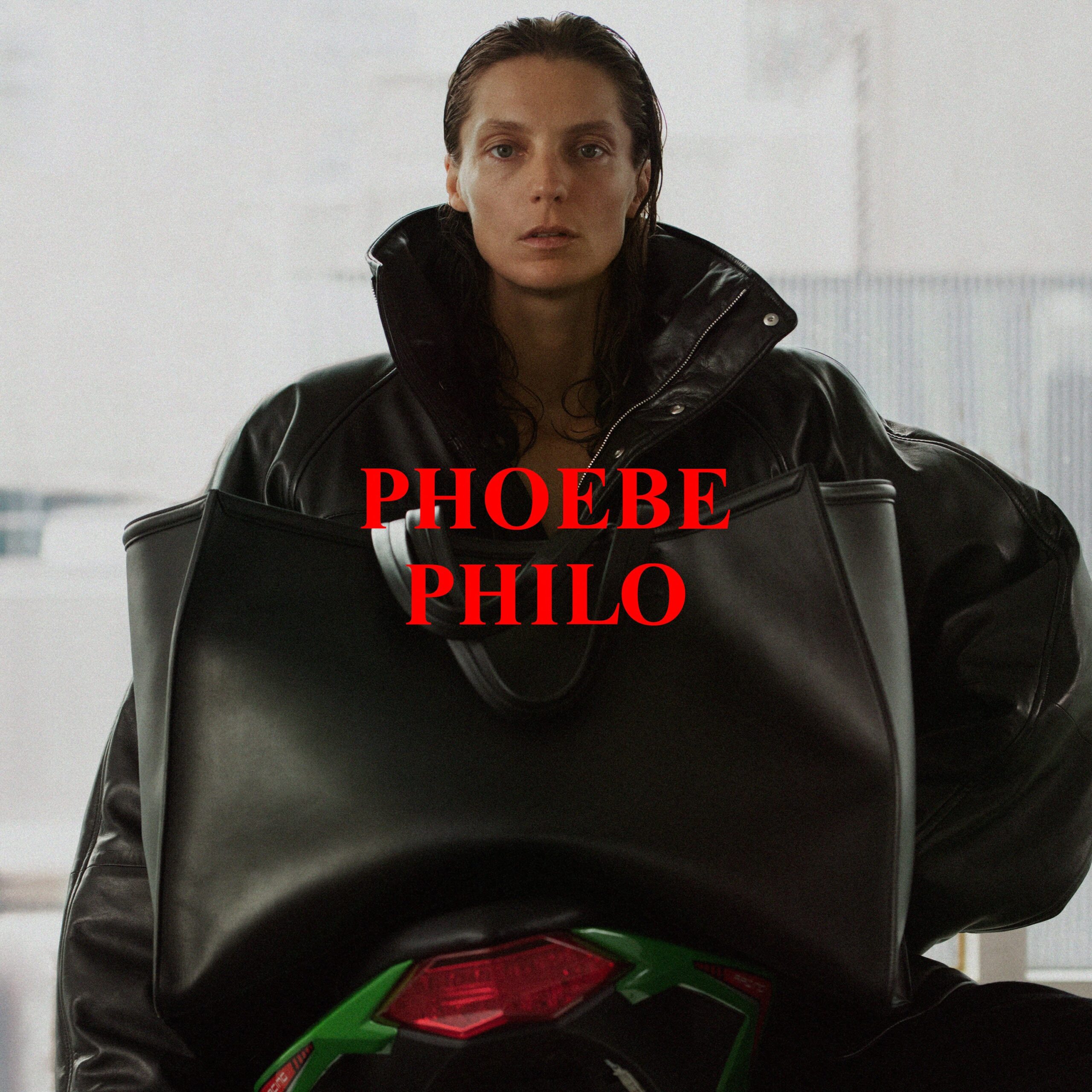 Daria Werbowy for Phoebe Philo A1 campaign featuring Daria Werbowy. Courtesy Phoebe Philo.