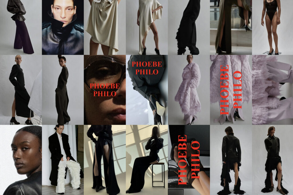 Photos Models and clothes from Phoebe Philo's new website