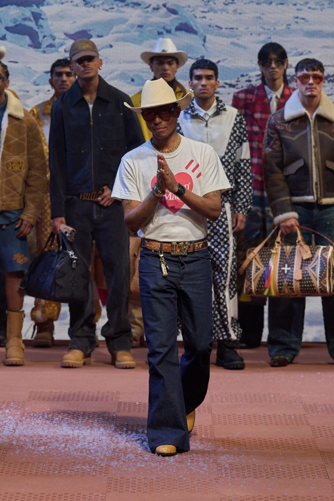 Pharrell Williams Goes Wild For Louis Vuitton AW24 - MOJEH